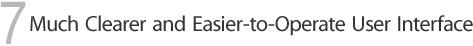 7.Much Clearer and Easier-to-Operate User Interface